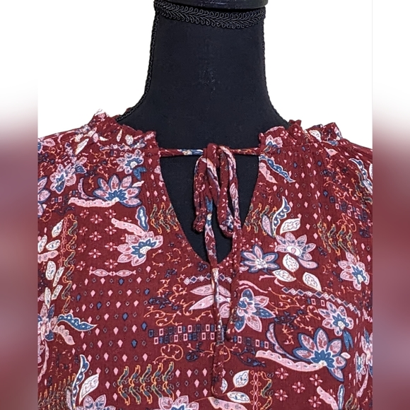 JODIFL | Women's Floral Print Baby Doll Top Size M - Picture 4 of 8